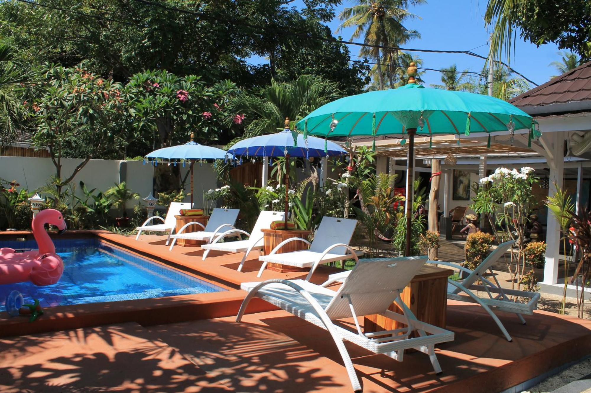 New Balengku Dua Hotel - Adults Only Gili Air Exteriör bild